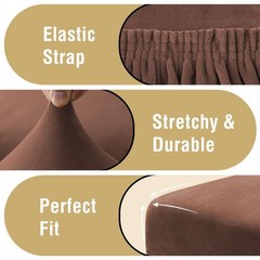 H.VERSAILTEX Velvet Dining Chair Covers Stretch Chair Covers for Dining Room …