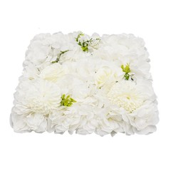 Flower Wall Panel Floral Backdrop, 12 Pcs Flower Wall Decor, 15 * 15in Rose Wall