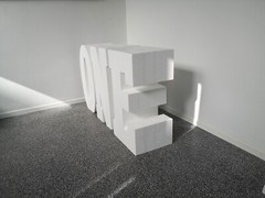 Letters 80x30cm ONE 1st Birthday Baby Styrofoam Styrofoam Letter Table Base