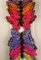 12 Piece Lot Artificial Butterflies 4″ 6 Color Assortment #12015505029