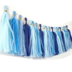 Tissue Paper Tassels Garland Banner Table Decor Party Banner Wedding Birthday…
