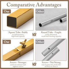 Toolterritary Metal Arch Backdrop Stand and Cover Set of 2 – 7.2ft & 6ft – White