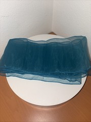 Pack of 25 PCS Blue Organza Chair Sashes