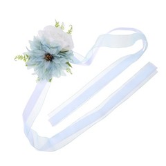Chair Back Decoration Simulation Flowers Artificial Floral Arrangements