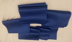 6 Pack Satin Table Runners – 12 x 108 Inches Long Royal Blue Table Runners