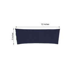 10 Navy Blue Spandex STRETCHABLE CHAIR SASHES Wedding Party Decorations SALE