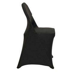 VEVOR 30PCS Black Stretch Spandex Folding Chair Covers for Wedding Party Dining