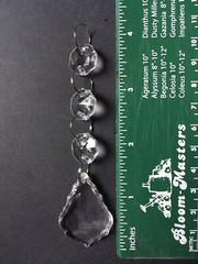 Acrylic Crystal Bead Garland Chandelier, Wedding decoration. Large lot of 6 lbs.