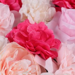 4pc Silk Flower Wall Panels 60 × 40 cm Artificial Floral Backdrop Wedding