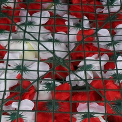 12PCS Silk Flower Wall Panels for Wedding and Event Decoration