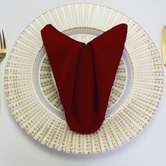 Event Linen & Decor Bundle – Black/Burgundy – Full Party Set (140+ Pieces)