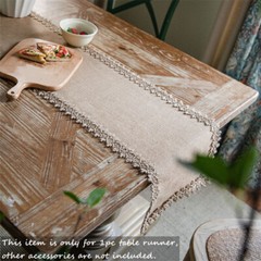 Burlap Weave Table Runner Cloths Hessian for Country Wedding Party Decor Vintage