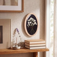 Wooden Pred Flower Wall Decor Resin Natural Baby’s Breath Wall