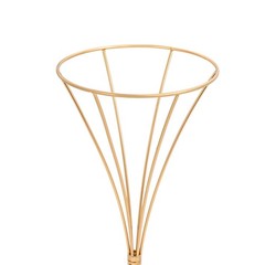 3 pcs Gold Wedding Table Hourglass-shaped Flower Stand For Anniversary Ceremony