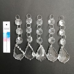 30Pcs Acrylic Crystal Beads String Garland Chain Chandelier Hanging Home Party