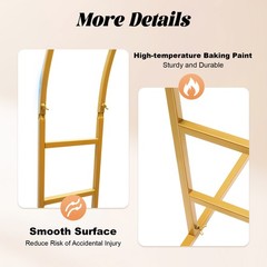 Metal Arch Backdrop Stand Gold Arch Wedding Decoration Rack Indoor/Outdoor Stand