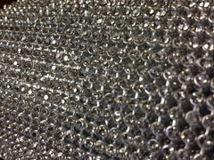 real stones rhinestone ribbon diamond sparkle crystal wedding cake banding