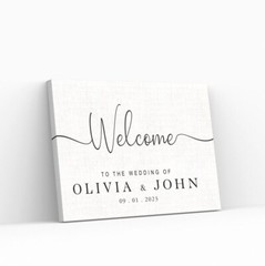 Custom Wedding Welcome Simple Sign Outdoor Indoor Wedding Sign For weddimg gift