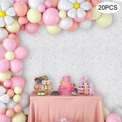 20Pcs Flower Panel White Artificial Flower Wall Panel Flower Backdrop Wall Decor