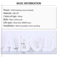 Creation Core 8.7″ Tall Large LED Coffee Word Marquee Signs Battery Operated …