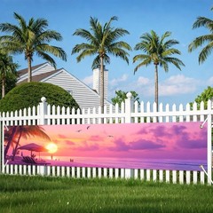 Hello Summer Banner 118 x 20 inch Summer Hawaiian Theme Beach Party Decoratio…