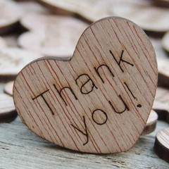 Unfinished Wood Heart Craft Embellishments Party Table Scatter DIY