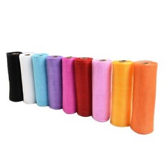 Flexible Packing Net Ribbon Wrapping Net For Making Wreaths Gold Wire Mesh