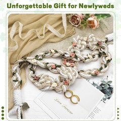 Rustic Wedding Handfasting Cord for Traditional Ceremony and Catholic Blessings