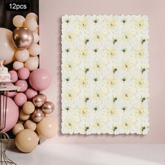 Artificial Flower Panels, Flower Wall Backdrop Panel, Artificial Floral Panels