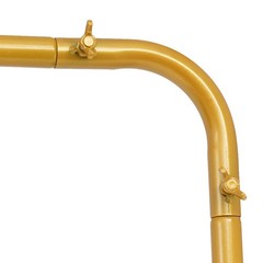 Gold Metal Wedding Balloon Stand with Flower Stands for Elegant Decor