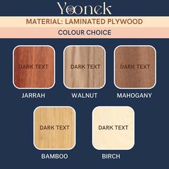Engraved Wooden/ Acrylic Round Wedding Table Menu Plaque