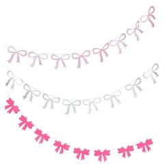 Mother’s Day Butterfly Flag Bunting Banner Wedding Bow Garland for Home Decor