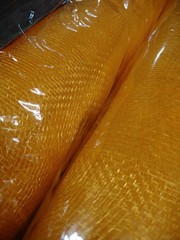 2 Rolls Golden Deco Mesh 21″ Genuine Craig Bachman 30Ft, Transparent Autumn Gold