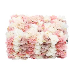 6X Artificial Silk Flower Wall Panel Venue Background Floral For Wedding Party
