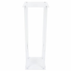 2Pcs Acrylic Flower Stand Column Vase Rack Centerpieces Tabletop Wedding Decor