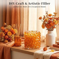 Orange Fake Crushed 150 PCS Fake Diamonds Plastic Acrylic Clear Ice Rock Diamond