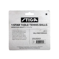 STIGA 1-Star Orange Balls (12-Pack) 6 Pack Multi Color