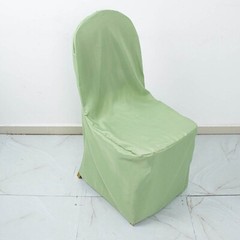 50 Sage Green POLYESTER BANQUET CHAIR COVERS Wholesale Wedding Party Decorations
