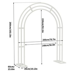 Wedding Party Arch Outdoor Garden Backdrop Stand Arbor Bridal Festival Decor USA