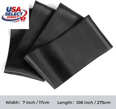 30 Pcs Satin Chair Sashes Ties for Wedding Party Decoration (Black)