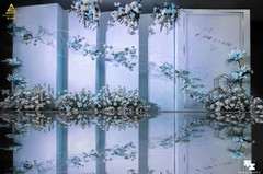 Giant Foam Flower Wedding Backdrop Aisle Decor