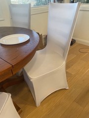 VEVOR Chair Decoration Cover – White