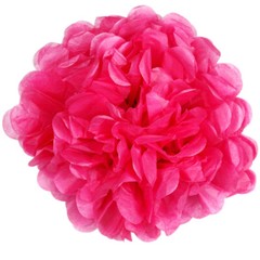 6PCS Paper Flower Tissue Pom Pom Hanging Ball Wedding Babyshower Party Decor