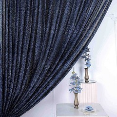 Metallic Navy Blue BACKDROP 20×10 ft Spandex Party Wedding Decorations WHOLESALE