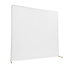 Wedding Backdrop Stand Metal Background Decoration Set + White Cloth Cover