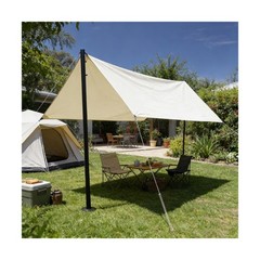 2Pack Sun Shade Sail Pole 11.4Ft Outdoor Sunshade Sail Post Support Awning Ca…