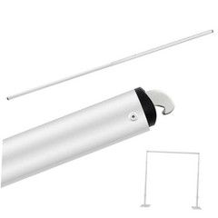 Zonon Pcs 4-7ft Double Layer Adjustable Crossbar and Hangers for Use 4-7 ft 1