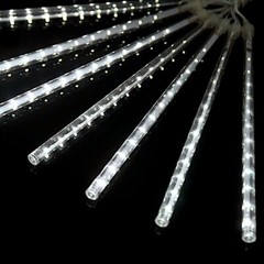 8 pcs Clear 96-Inch LED Tube Meteor Rain Event Lights PArty Garlands Decorations