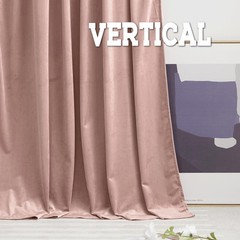 RYB Home Dusty Pink Velvet Curtains 84 inches – Elegant Rod Pocket & Back Tab…