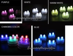 LED Bright Dual Floral Double Tea Submersible Light Floralyte Emergency Battery